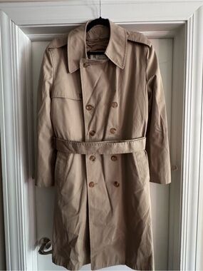 Vintage Men's London Fog Trench Coat with Belt